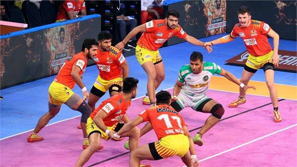 patna defeats gujarat  hopes on up match