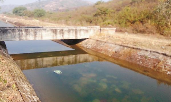 water supply can be stopped from the canal