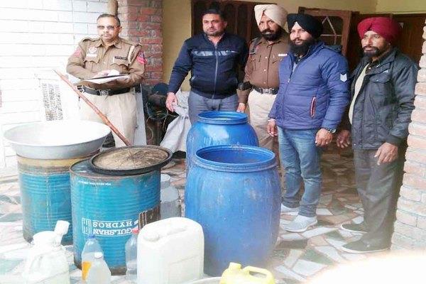 excise department raids in different villages
