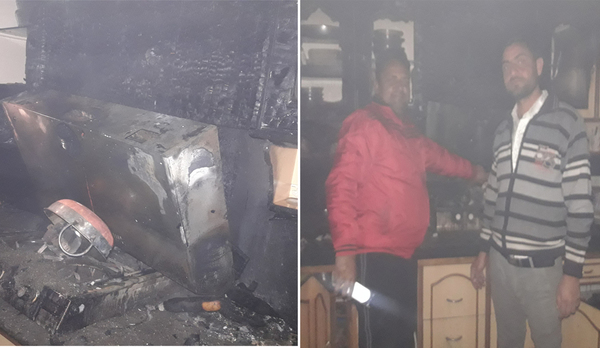 ਰਸੋਈ ''ਚ ਲੱਗੀ ਅੱਗ, ਸਾਮਾਨ ਸੜਿਆ