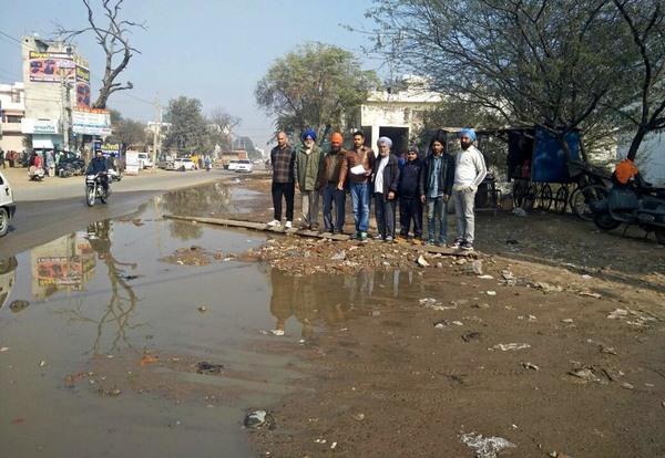 due to sewerage due to closed roads  wasting water on the roads  people harassed