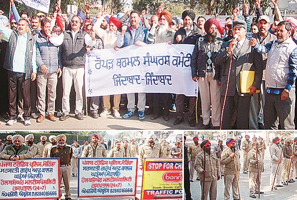 ਬਿਜਲੀ ਕਾਮਿਆਂ ਵੱਲੋਂ ਰਾਣਾ ਕੇ.ਪੀ. ਦੀ ਕੋਠੀ ਵੱਲ ਰੋਸ ਮਾਰਚ