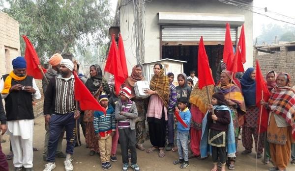 protests against mowing clay