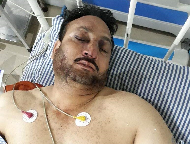 ਬੇਟੇ ਅਤੇ ਪਤਨੀ ਨੂੰ ਬੰਦੀ ਬਣਾ ਕੇ ਥਾਣਾ ਸਦਰ ਦੇ ਹੈੱਡ ਕਾਂਸਟੇਬਲ ਨੂੰ ਮਾਰੀ ਗੋਲੀ