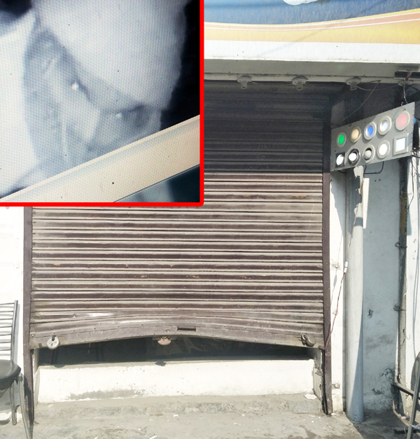 ਇਲੈਕਟ੍ਰਾਨਿਕ ਦੁਕਾਨ ਦਾ ਸ਼ਟਰ ਪੁੱਟ ਕੇ ਨਕਦੀ ਤੇ ਲੱਖਾਂ ਦਾ ਸਾਮਾਨ ਉਡਾਇਆ