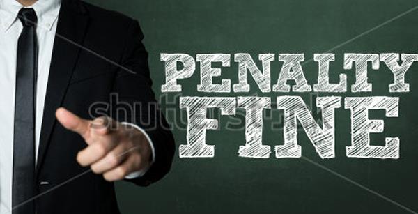 if the service is not provided at the right time then pay a fine of 500 to 5000