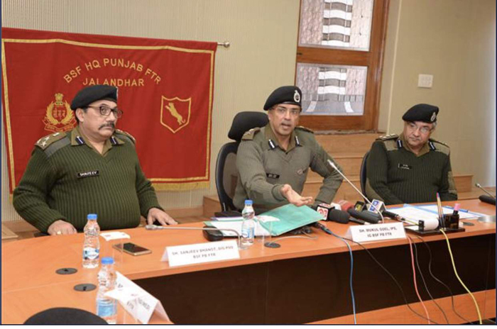 ਭਾਰਤ-ਪਾਕਿ  ਸਰਹੱਦ ''ਤੇ ਨਸ਼ੀਲੇ ਪਦਾਰਥਾਂ ਨੂੰ ਫੜਨ ''ਚ ਸਫਲਤਾ ਮਿਲੀ