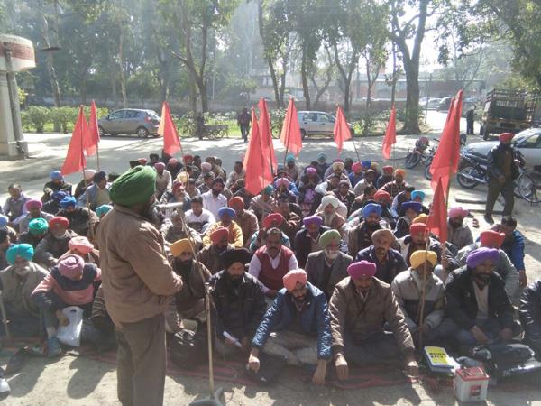 water supply workers planted