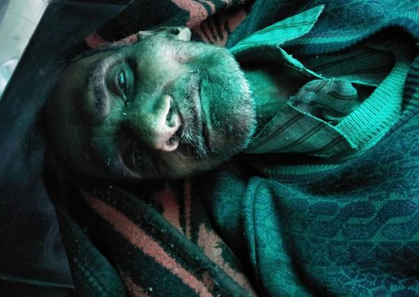 the body of an unknown man was found