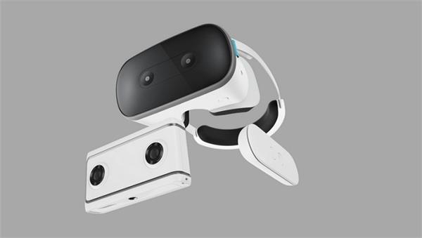 ces 2018  lenovo and yi technology launch vr handset