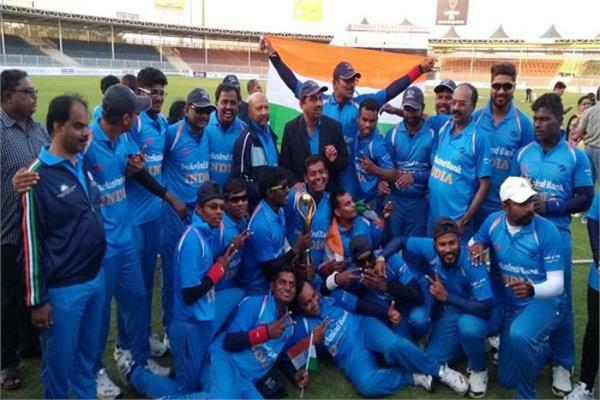 blind cricket team honored