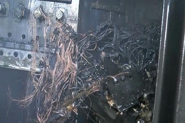 medical college  nahan in flutter terrible fire