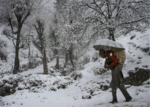 rain and snowfall in kashmir