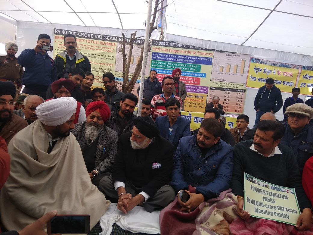 ਪੈਟਰੋਲ ਪੰਪ ਮਾਲਕਾਂ ਦੀ ਭੁੱਖ-ਹੜਤਾਲ ਪੰਜਵੇਂ ਦਿਨ ਖਤਮ
