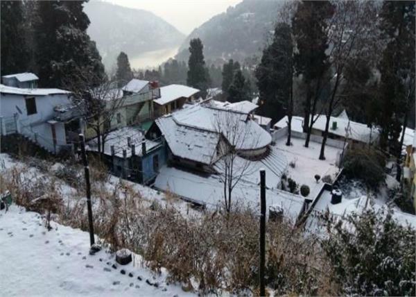 first snowfall in nainital