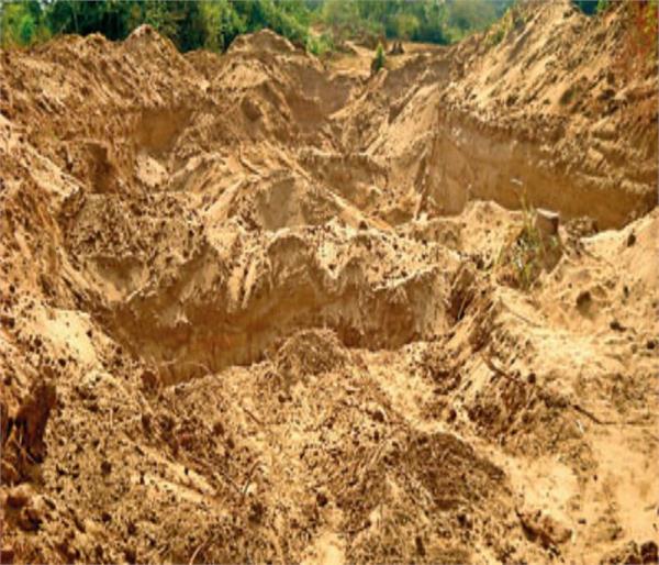 illegal sand mining