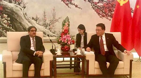 indian ambassador meets chinese official
