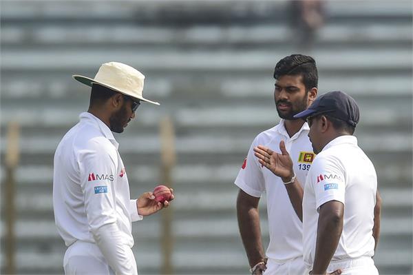 sri lanka bangladesh test drawn after   rain rains  
