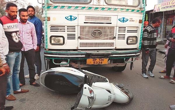 activa rushed to safety in the truck