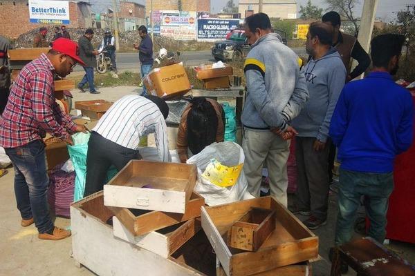 millions of goods robbed of shops