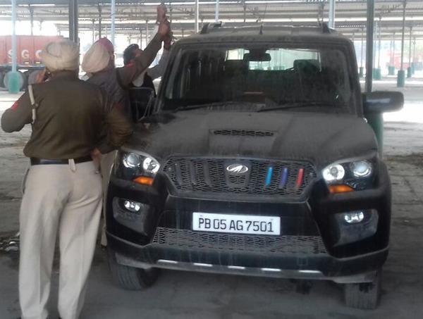 in the possession taken by the police in the unclaimed scorpio