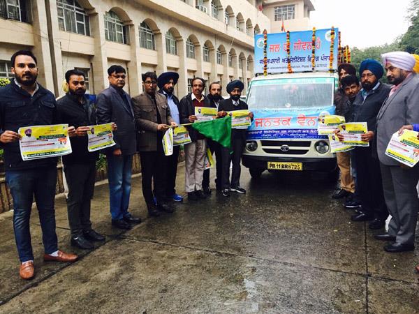 vans for 125 villages for clear water awareness