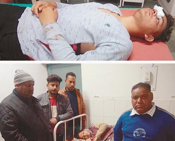 accused of coming home on the sarpanch and his accomplices