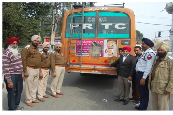 police launched a special campaign to stop road accidents