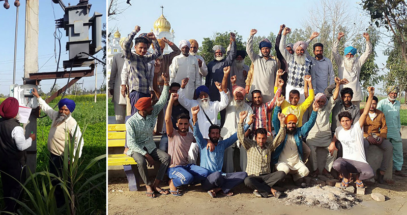 ਖੇਤੀ ਮੀਟਰਾਂ ਦੀ ਰੀਡਿੰਗ ਲੈਣ ਗਏ ਪਾਵਰਕਾਮ ਕਰਮਚਾਰੀਆਂ ਦਾ ਘਿਰਾਓ