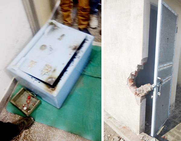 ਚੋਰਾਂ ਨੇ ਅਨਾਜ ਮੰਡੀ ''ਚ ਕਈ ਦੁਕਾਨਾਂ ''ਤੇ ਬੋਲਿਆ ਧਾਵਾ