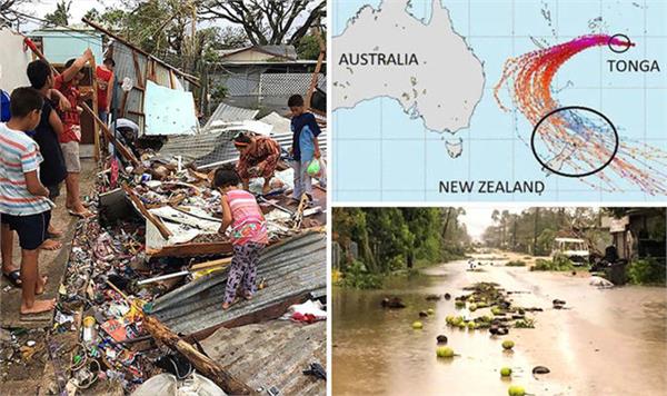 cyclone gita destroyed fields and crops