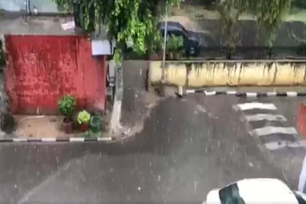 hailstrom in chandigarh