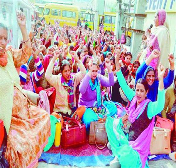 punjab anganwadi employees union