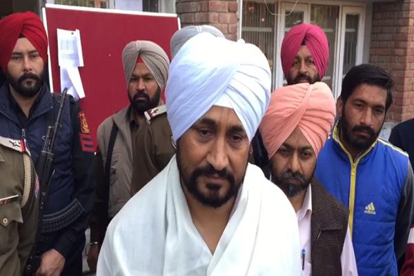 charanjeet channi surprise checking in mohali