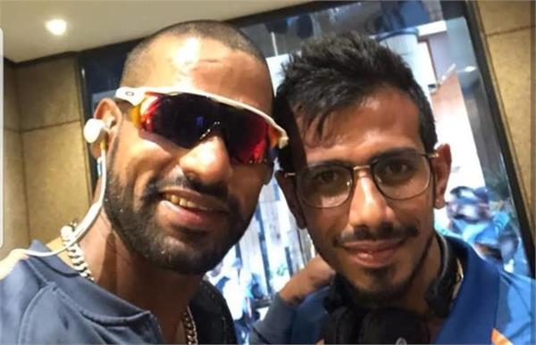 shikhar dhawan said to chahal    a big bomb in small packet