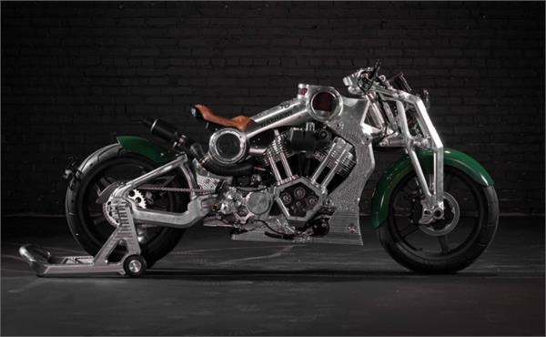 last v twin  of curtiss motorcycle unveils