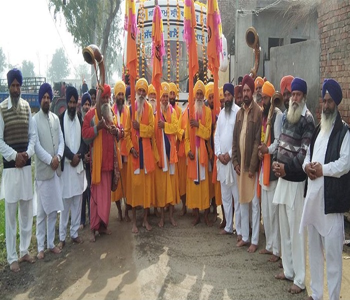 ਮਾਤਾ ਖੀਵੀ ਜੀ ਦੇ ਵਿਆਹ ਪੁਰਬ ਸਬੰਧੀ ਨਗਰ ਕੀਰਤਨ ਸਜਾਇਆ