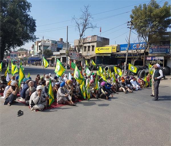 kisan organizations  chakka jaam