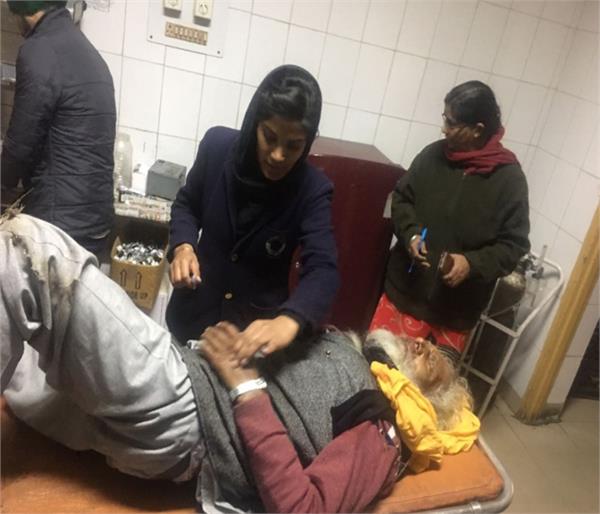 road accident man injured