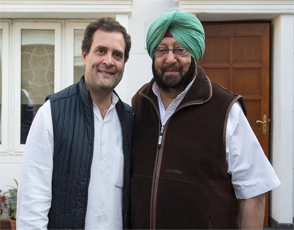 captain amarinder singh  rahul gandhi  congress