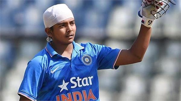 mca to give prithvi shaw a reward of rs 25 lakhs after bcci
