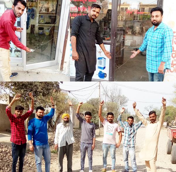 the   foe   of shopkeepers made on broken roads