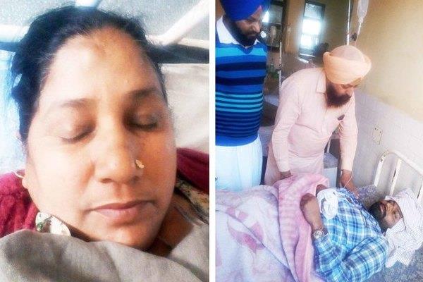 three injured including mother and son in two party dispute
