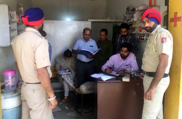 raid on the doctor  s shop  medicines seized