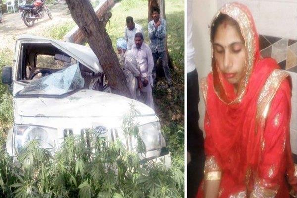 bolarro collided with a tree  4 injured  including a girl  suffered 4 hair loss