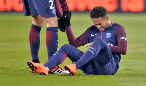 6 weeks left out of wounded neymar