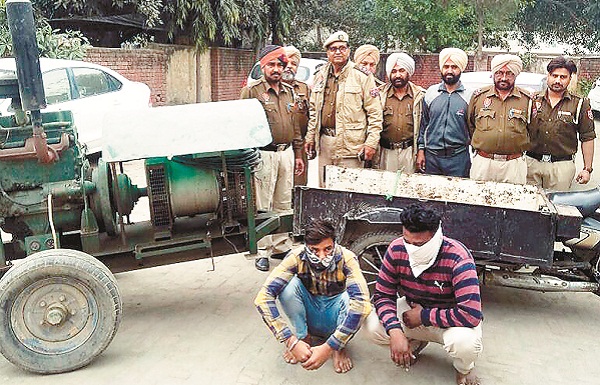 ਚੋਰੀ ਦੇ ਜਨਰੇਟਰ ਸਮੇਤ 2 ਗ੍ਰਿਫਤਾਰ