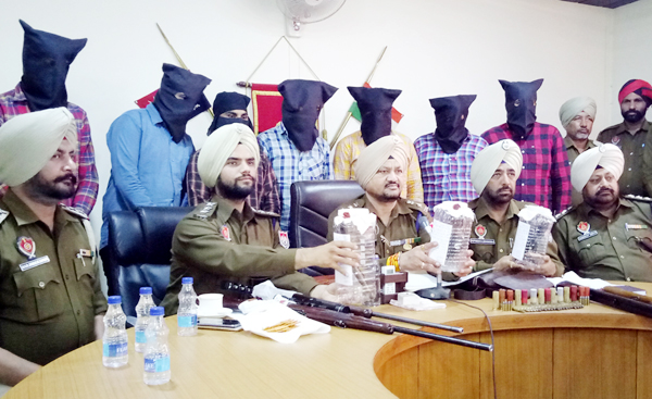 ਜਗਰਾਓਂ ਪੁਲਸ ਵੱਲੋਂ 7 ਗੈਂਗਸਟਰਾਂ ਨੂੰ ਕਾਬੂ ਕਰਨ ਦਾ ਦਾਅਵਾ