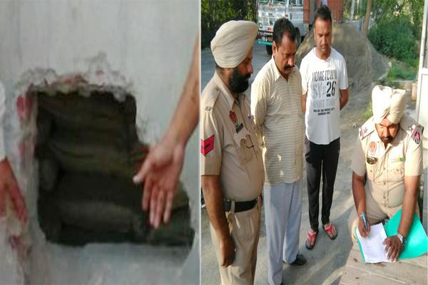 theft in the cement shop