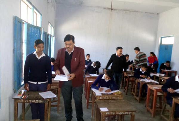 directorate of education department examined the examination centers